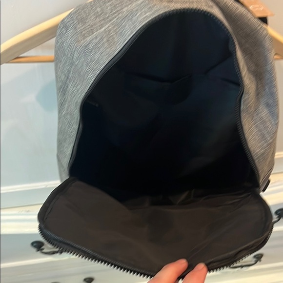 Gray and Black Men's Backpack - Picture 4 of 4